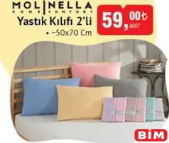 MOLİNELLA YASTIK KILIFI 50X70 CM MOLİNELLA YASTIK KILIFI 50X70 CM